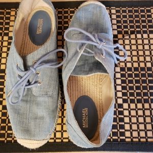 Michael Kors Blue Laced Shoes